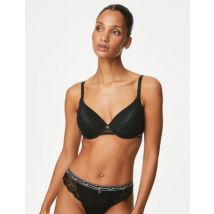 Rosie Lace Wired Padded Full Cup Bra A-E - 36A - Black, Black