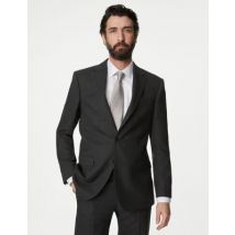 Mens M&S SARTORIAL Veste de costume coupe standard 100 % laine - Charcoal, Charcoal