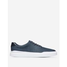 Cole Haan Grandpro Rally Leather Lace Up Trainers - 7 - Navy, Navy