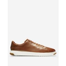 Cole Haan Grandpro Leather Lace Up Trainers - 12 - Tan, Tan