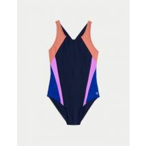 Goodmove Colour Block Swimsuit (6-16 Yrs) - 11-12 - Multi, Multi