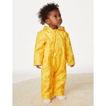 M&S Collection Stormwear™ Duck Puddle Suit (0-3 Yrs) - 3-6 M - Yellow, Yellow
