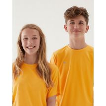 M&S Collection Unisex Active T-Shirt (3-16 Yrs) - 41 - Gold, Gold