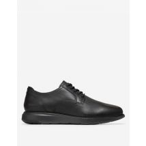 Cole Haan Grand Atlantic Wide Fit Leather Oxford Shoes - 9 - Black, Black