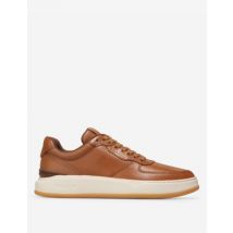 Cole Haan Grandpro Crossover Leather Lace Up Trainers - 9 - Tan, Tan