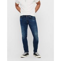 ONLY & SONS Slim Fit 5 Pocket Jeans - 3032 - Blue Denim, Blue Denim