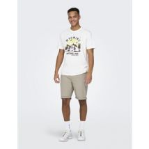 ONLY & SONS Chino Shorts - Beige, Beige
