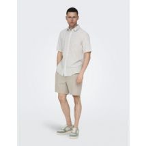 ONLY & SONS Pure Cotton Shorts - M - Beige, Beige