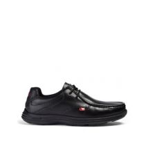 Kickers Leather Moccasin Shoes - 12 - Black, Black