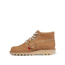 Kickers Leather Lace Up Casual Boots - 11STD - Tan, Tan