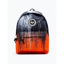 Hype Kids' Drip Print Backpack - 1SIZE - Orange, Orange