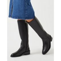 Radley Leather Block Heel Knee High Boots - 6 - Black, Black