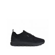 Geox Wide Fit Lace Up Trainers - 7 - Black, Black