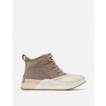 Sorel Our N About II Classic Suede Flatform Boots - 5 - Taupe, Taupe