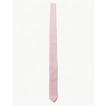 Skinny Knitted Tie pink