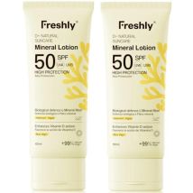 Freshly Cosmetics D+ Natural Suncare Mineral Lotion SPF50 2x100 ml