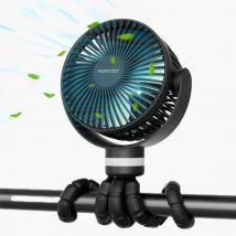 Momcozy PF001 Ventilador Portátil Viaje USB Negro