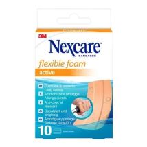 Nexcare Tiras Ativas 10 mm x 6 mm 10 unidades