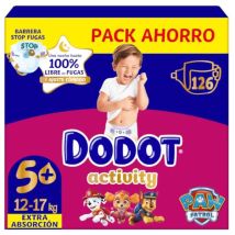 Pañales Dodot Activity Box XXL T5 (11-16 Kg) 126 uds