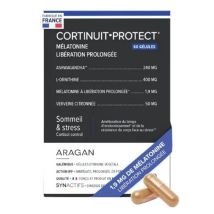 Synactifs CortiNuit Protect Anxiété et sommeil réparateur 60 gélules