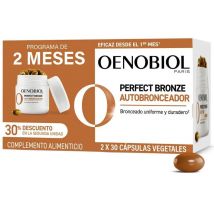 Oenobiol Perfect Bronze Autobronceador 2x30 Cápsulas Vegetales