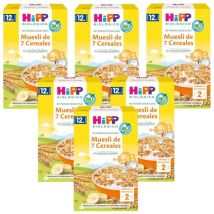 HiPP Organic Meu Primeiro Café da Manhã 7 Cereais Muesli +12m 6x200 gr