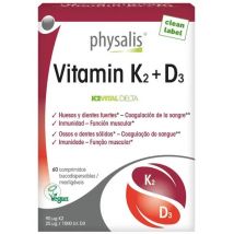 Physalis Vitamina K2 + D3 60 compresse