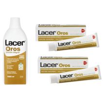 Lacer Oros Collutorio 1000 ml + Lacer Oros Dentifricio 2x125 ml
