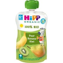 HiPP Pouches of Pear, Banana and Kiwi +6m BIO 100 gr