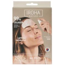 Adesivos para testa Iroha Nature com 99% de colagénio (3 unidades) + spray de 20 ml