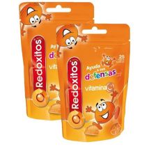 Redoxon Redoxitos Vitaminas e Defesas 2x25 Pérolas FORMATO DE ECONOMIA