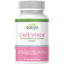 Sotya Café Verde + Gymnema + Quitosana + Crómio 720mg 90 Cápsulas