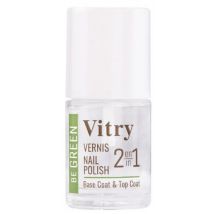 Vitry Be Green 2&1 Verniz Base e Top Coat 10 ml