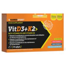 Namedsport Vitamina D3 + K2 30 Cápsulas Gelatinosas