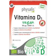 Physalis Vitamina D3 Vegan 80 Comprimidos