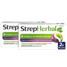 StrepHerbal Saúco y Equinácea 2x16 pastillas chupar