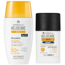 Heliocare 360 Sensation SPF50+ 50 ml + Sport Stick SPF50+ 25 gr