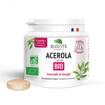 Biocyte Acérola 1100mg Bio Immunité & Energie 20 comprimés à croquer