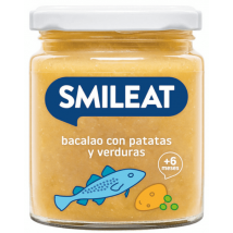 Vasetto Smileat di Verdure, Patate e Merluzzo ECO +6m 230 gr