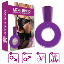 Love in the Pocket Love Ringo Vibrating Ring Deluxe Purple