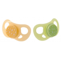 Sucette Twistshake Cactus Vert et Beige Caramel +6m 2 pcs