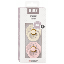 Babadores Chupetas Boheme Marfim/Flor 0-6m 2 unidades