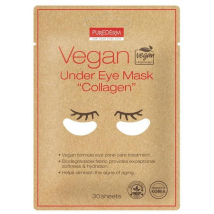 Purederm Vegan Under Eye Mask Collagen 30 uds