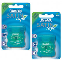 Fio dentário Oral-B Satin Tape sabor menta 2x25 m