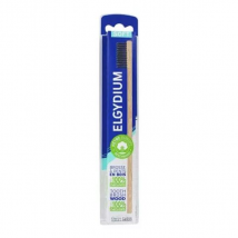 Elgydium Anti-Plaque Brosse à Dents en Bois Souple - Souple -