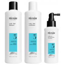 Nioxin 3 Cabello Teñido Debilitamiento Leve Champú 300 ml + Acondicionaor 300 ml + Tratamiento 100 ml