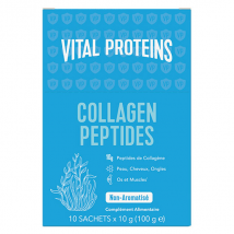 Vital Proteins Collagen Peptides Collagène Bovin en Poudre 10 sticks de 10g