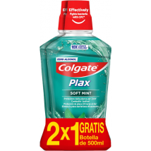 Colgate Plax Soft Mint Collutorio Antibatterico 2x500 ml