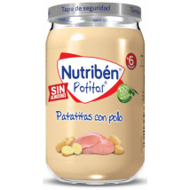Potito Nutribén Poulet aux Pommes de Terre + 6m 235Gr