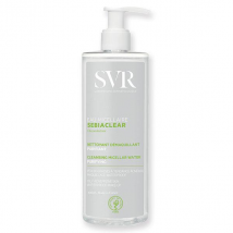 SVR Sebiaclear Eau Micellaire - 400ml pour Peau Mixte, Peau Grasse